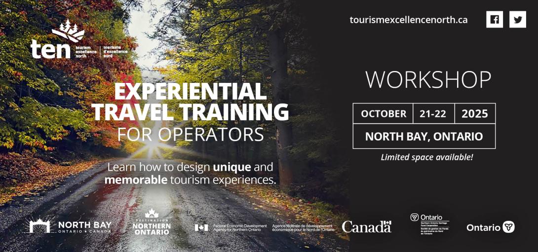 Experiential Travel Training for Operators for  North Bay, ON