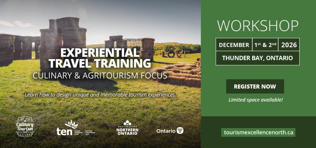 Experiential Travel Training for Operators Group Workshop (Thunder Bay, December 2026)